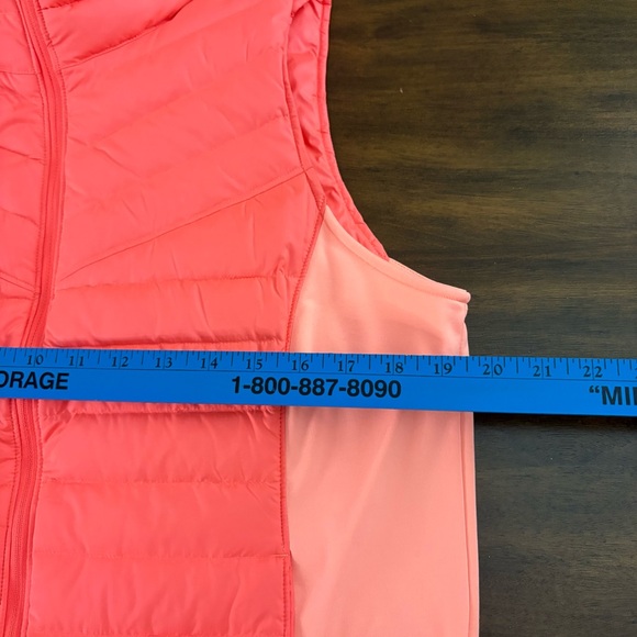 Lucy Coral and Pink Quilted Vest - Picture 7 of 10